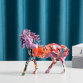 Nordic Horse Resin Figurine Animal Decor for Home Office