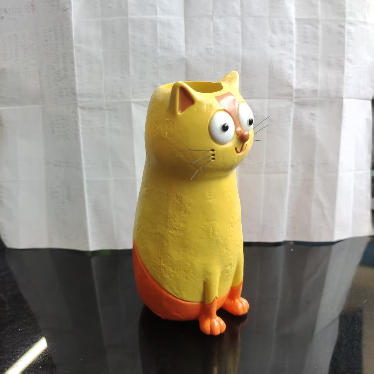 Quirky Cat Flower Vase Whimsical Animal Planter Home Decor