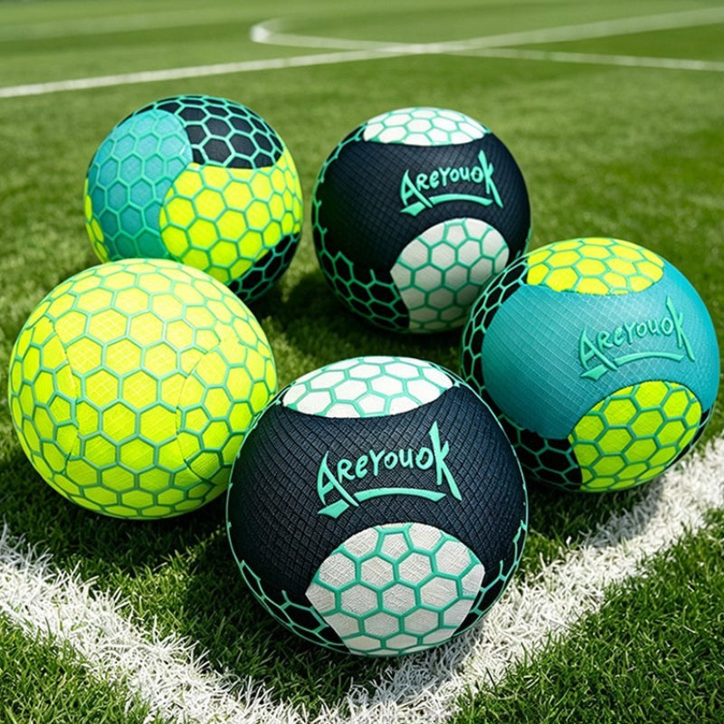 Plush Glow Soccer Ball Soft Stuffed Kids Sports Toy Night Play