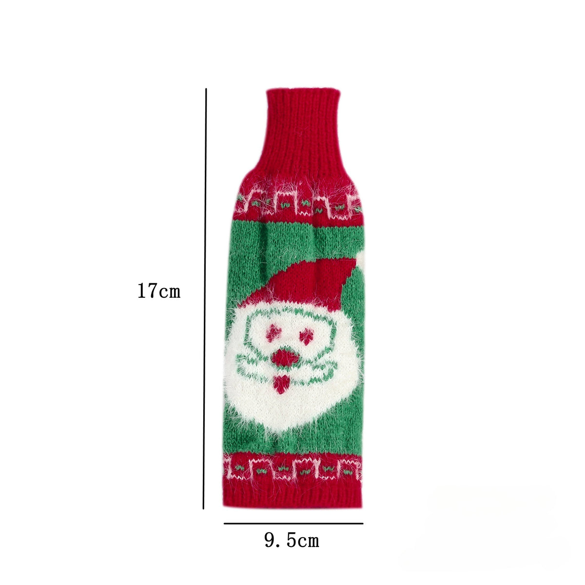 Christmas Wine Bottle Sweater Covers Santa Snowman Decor