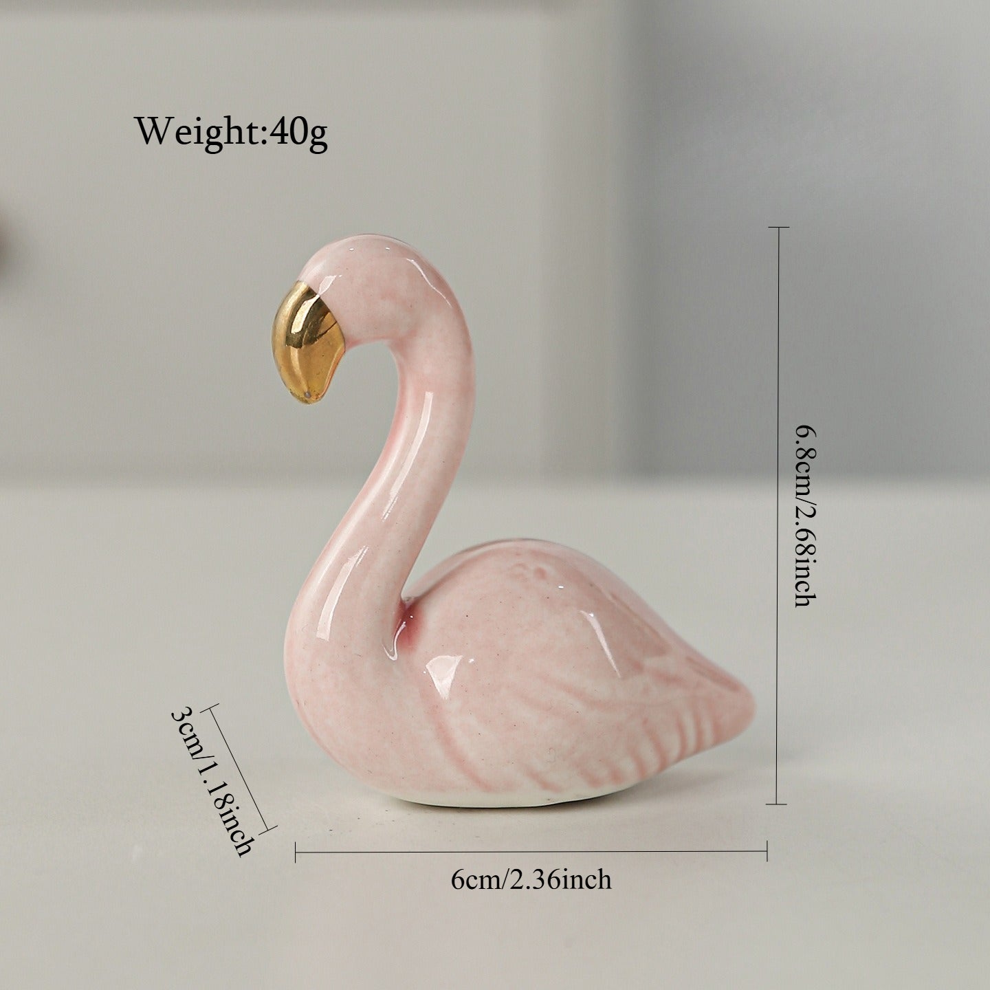 Ceramic Animal Figurine Modern Home Decor Accent