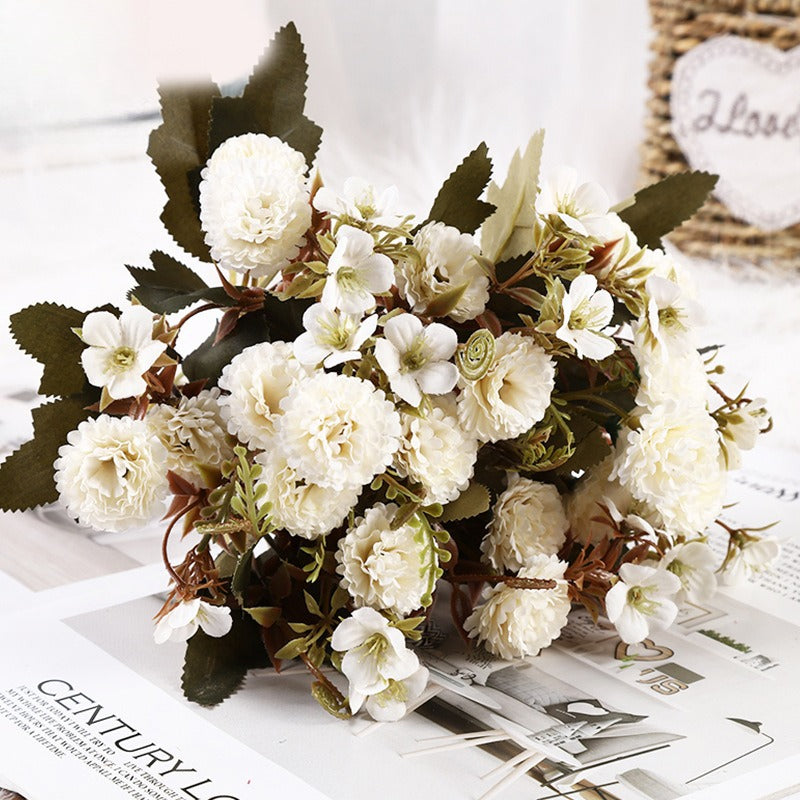 Artificial Lilac Flower Bouquet Faux Floral Home Wedding Decor