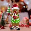 Christmas Gingerbread Man Resin Figurine Holiday Decor