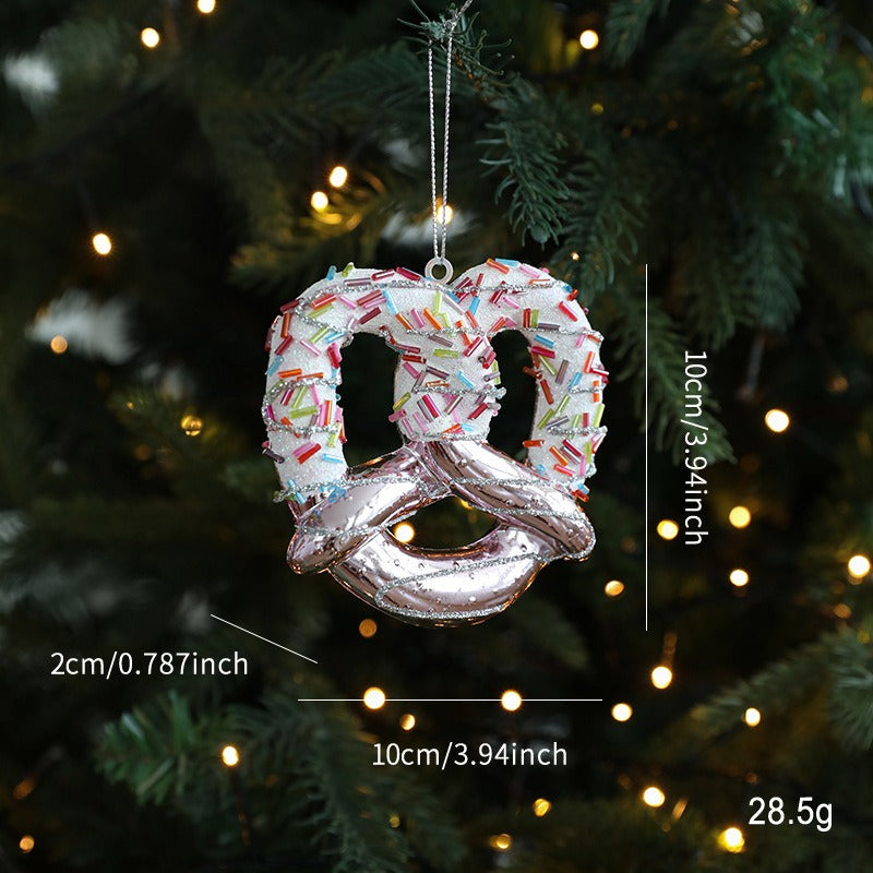 PVC Christmas Hanging Ornaments Festive Holiday Tree Decor