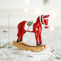 Resin Rocking Horse Christmas Tree Hanging Ornament Table Decor