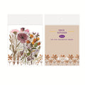 Botanical Flower Stickers Transparent PET Journal Set