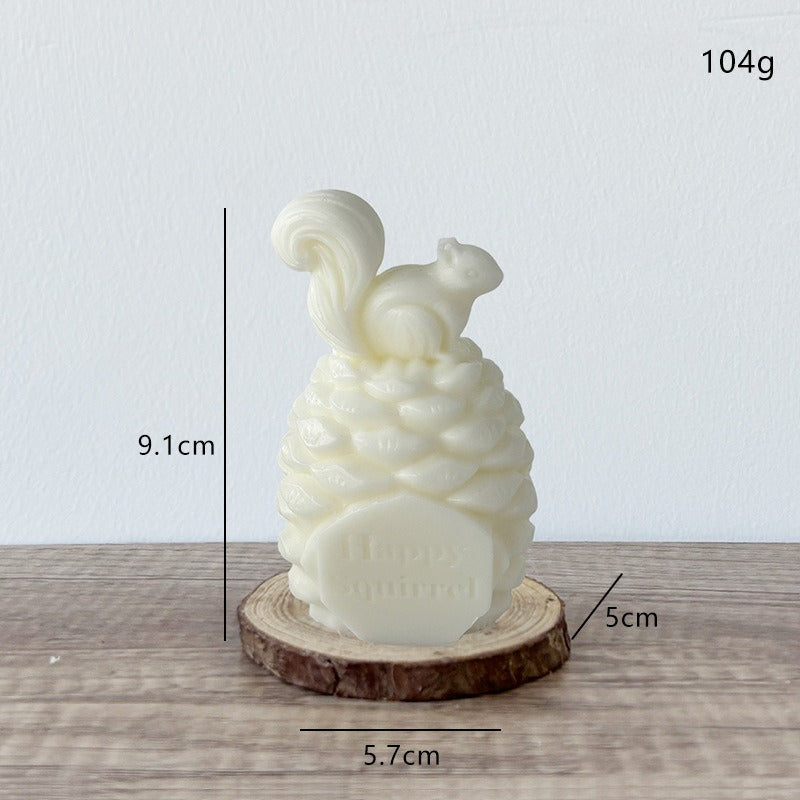 Christmas Santa Candle Holiday Decorative Candle for Home Decor