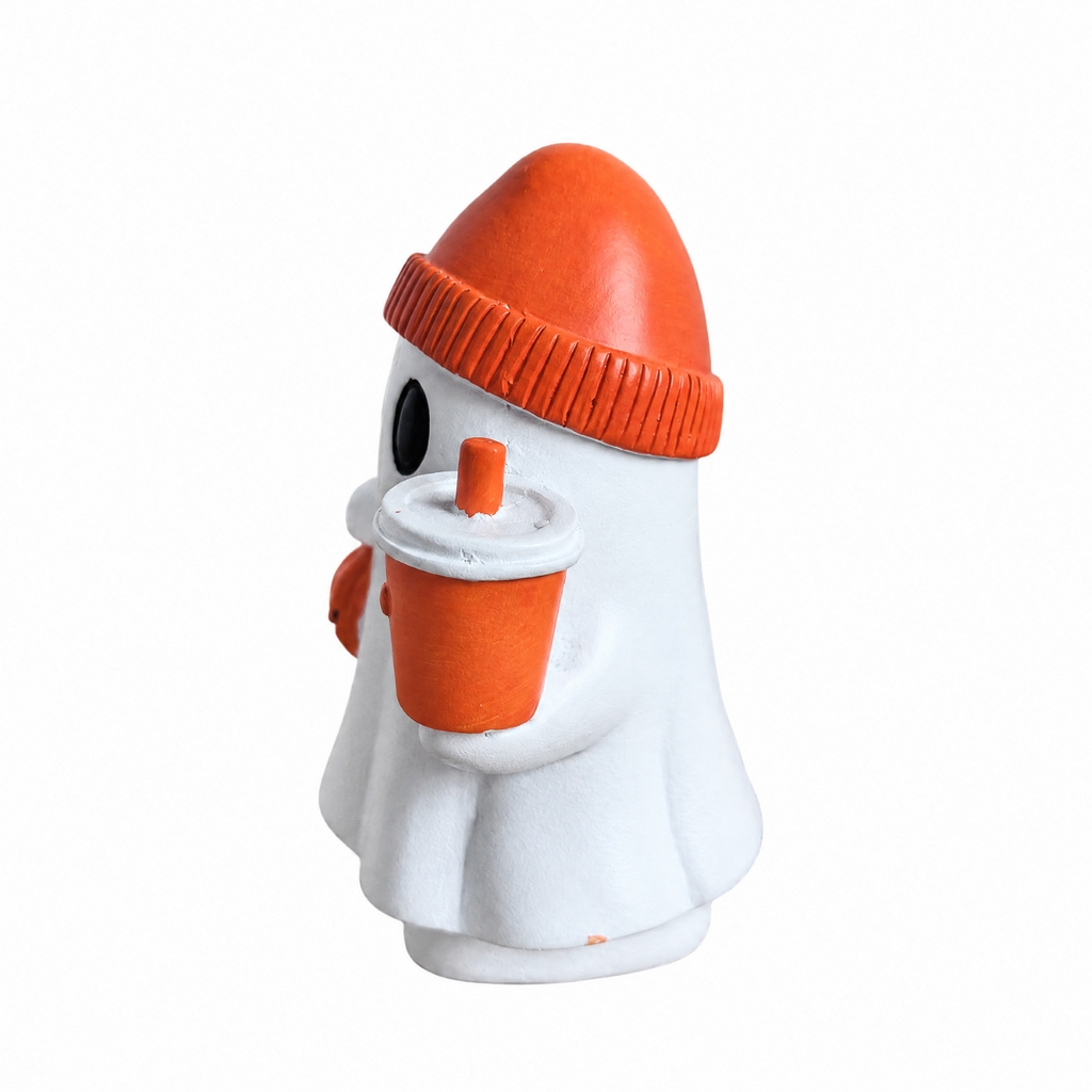 Halloween Ghost Resin Figurine Moon Night Tabletop Decor