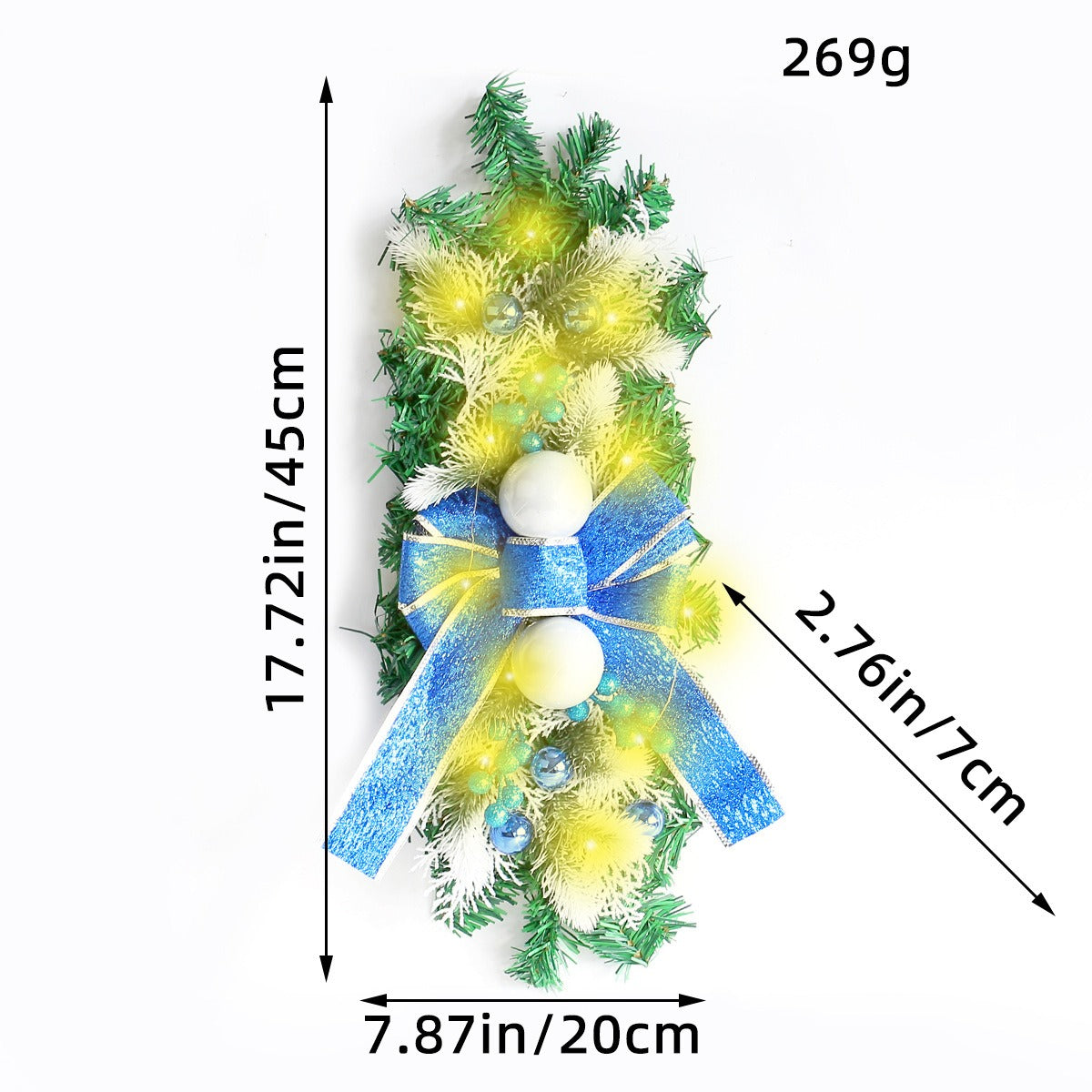 Holiday Decor Wreath Hanging Decoration for Home