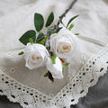 Valentine 3 Head Artificial Rose Bouquet Home Decor Floral
