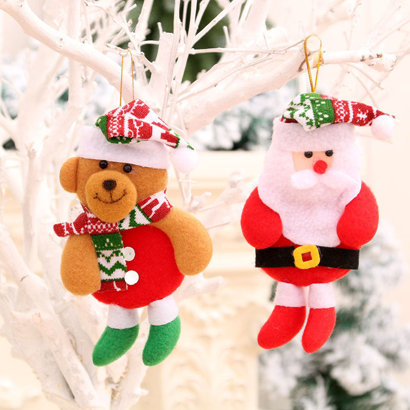 Cute Plush Christmas Hanging Ornament Character Collection
