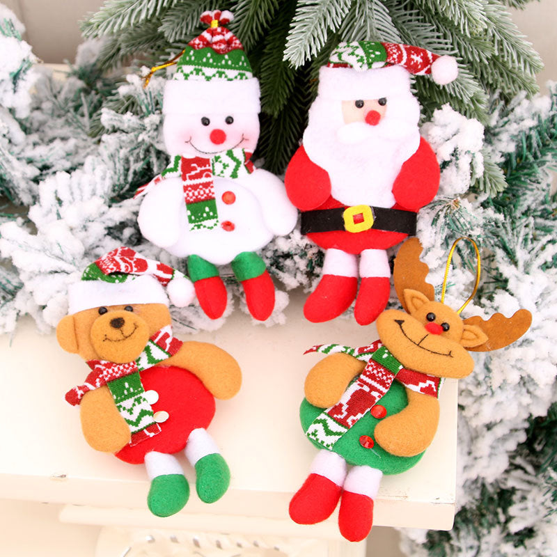 Cute Plush Christmas Hanging Ornament Character Collection