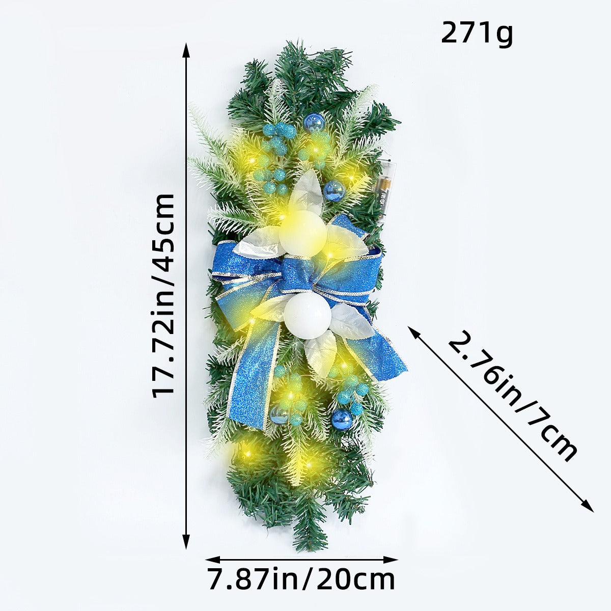 Holiday Decor Wreath Hanging Decoration for Home