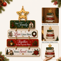 Wooden Christmas Holiday Wall Decor Hanging Ornament