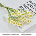 Artificial Daisy Flower Bouquet Faux Floral Home Wedding Decor