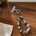 Beaded Phone Charm Strap Pearl Chain Bag Accessory