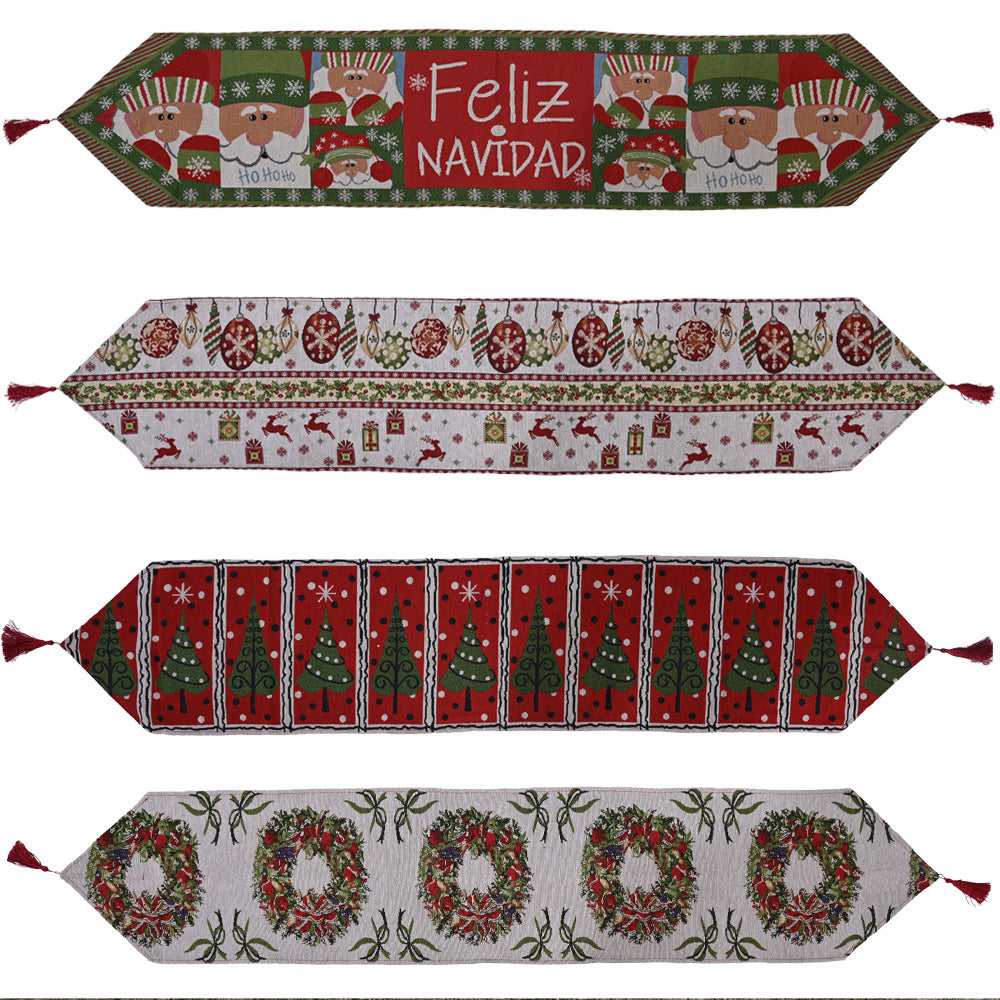 Christmas Table Runner Holiday Dining Decor