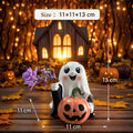 Resin Halloween Ghost Pumpkin Tabletop Decoration