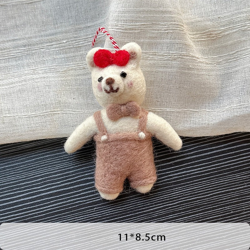 Handmade Felt Animal Hanging Ornament Bag Charm