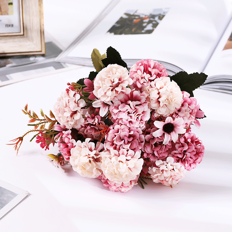 Valentine Floral Bouquet Artificial Flowers Home Decoration