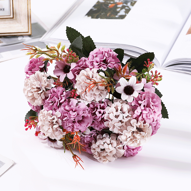 Valentine Floral Bouquet Artificial Flowers Home Decoration