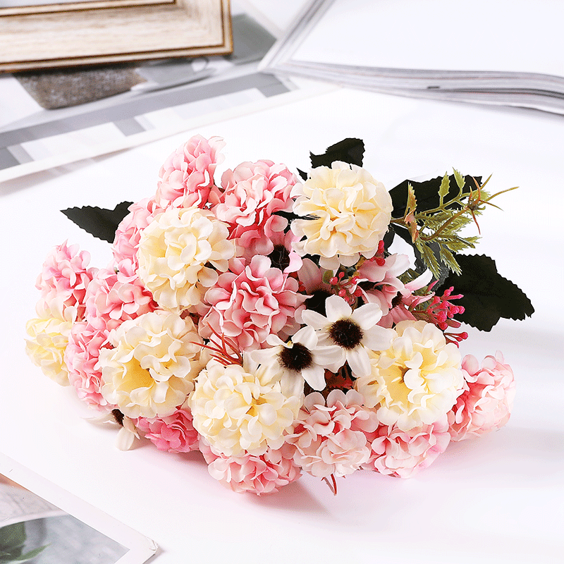 Valentine Floral Bouquet Artificial Flowers Home Decoration