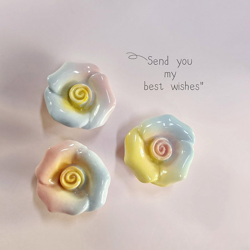 Ceramic Mini Flower Assortment Handcrafted Decorative Accent