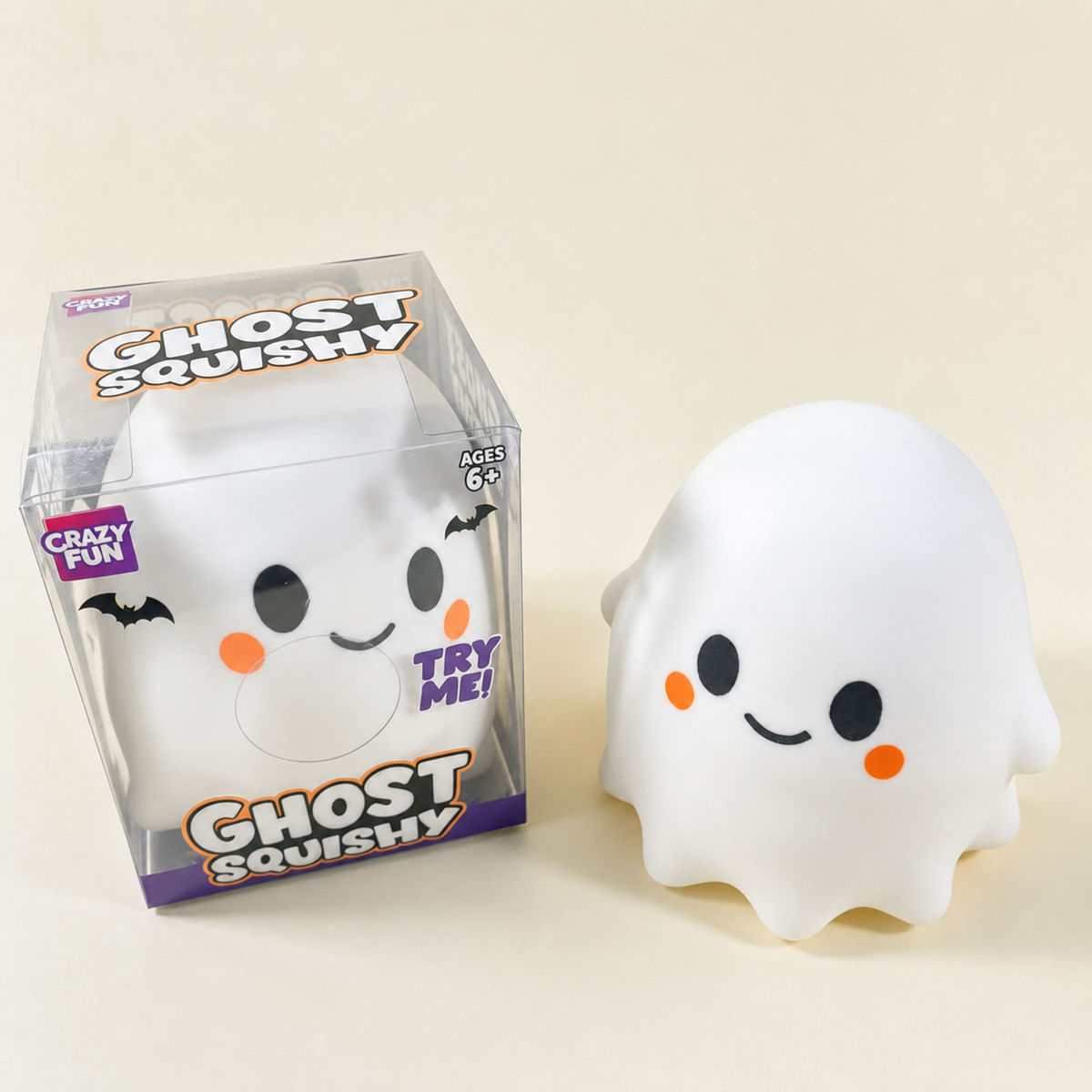 Halloween Ghost Squishy Toy Fast Rebound Stress Relief Toy