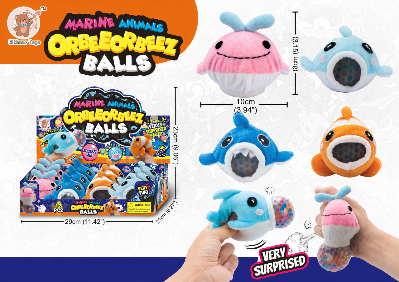 Squishy Stress Relief Ball Toy Cute Animal Monster Squeeze
