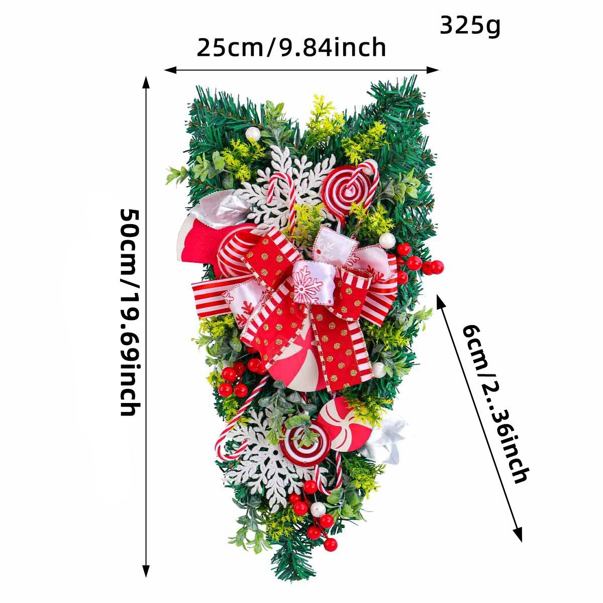 Holiday Decor Wreath Hanging Decoration for Home