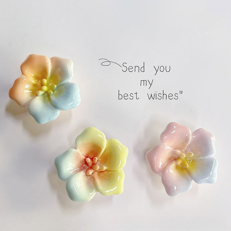 Ceramic Mini Flower Assortment Handcrafted Decorative Accent