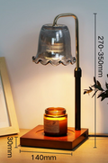 Valentine’s Day Wood Base Wax Melt Warmer Lamp Dimmable