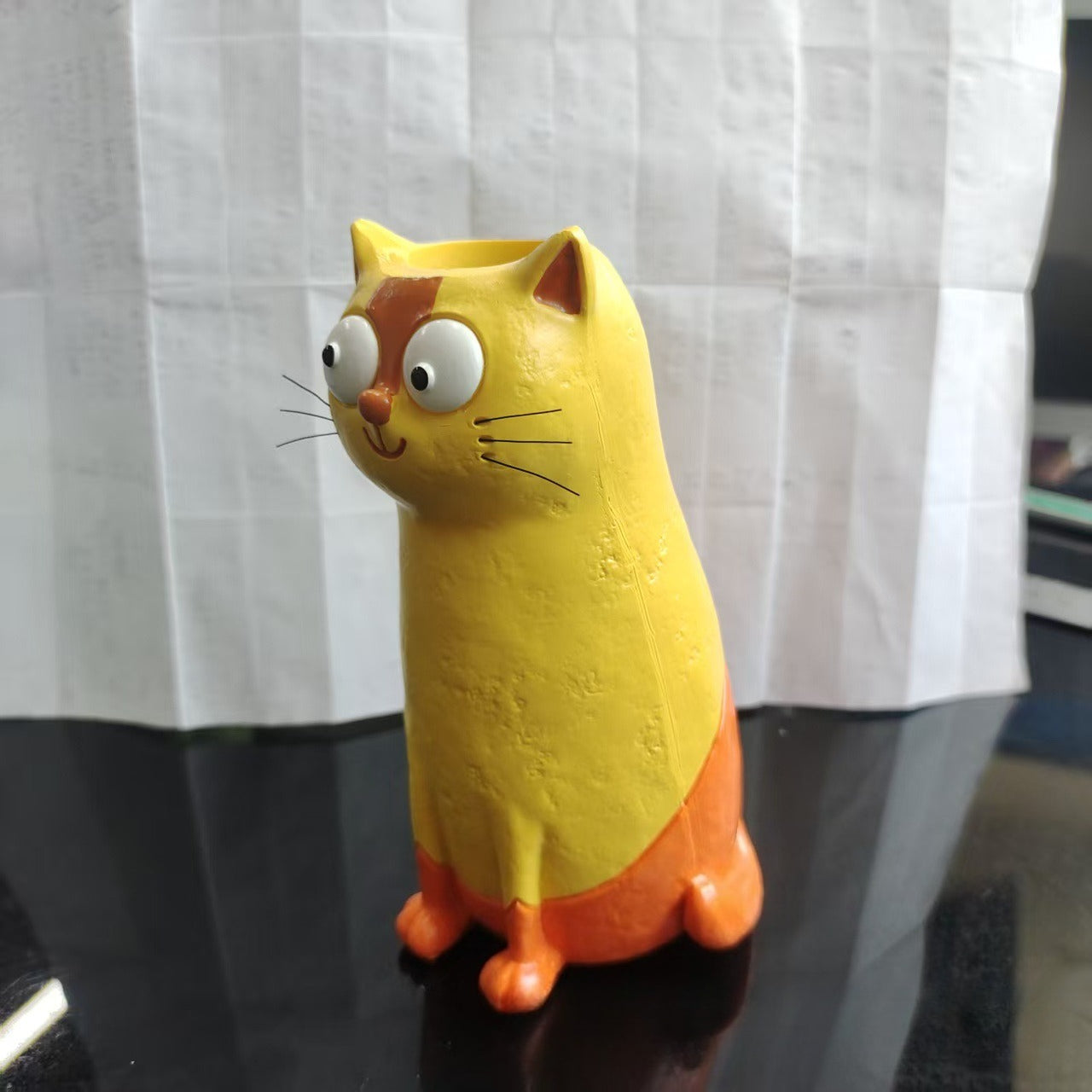Quirky Cat Flower Vase Whimsical Animal Planter Home Decor