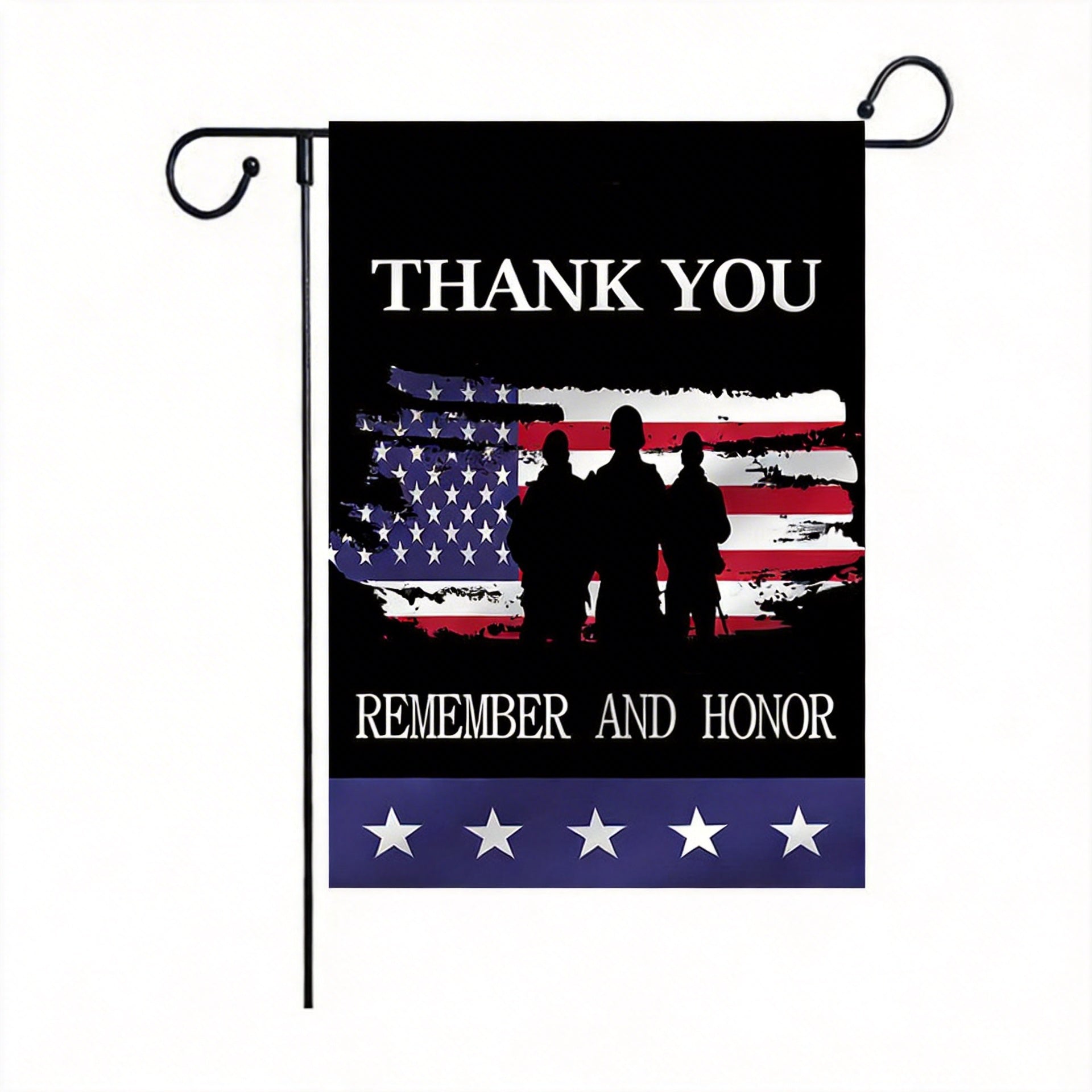Fourth of July Patriotic Garden Flag USA Welcome Decor