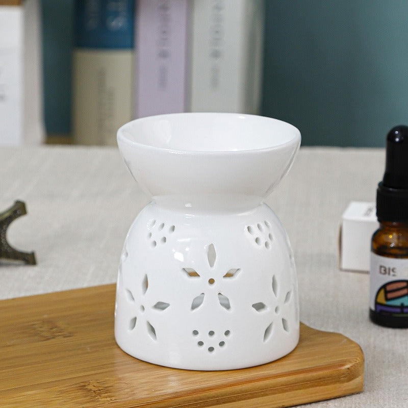 Ceramic Essential Oil Burner Aromatherapy Wax Melt Warmer
