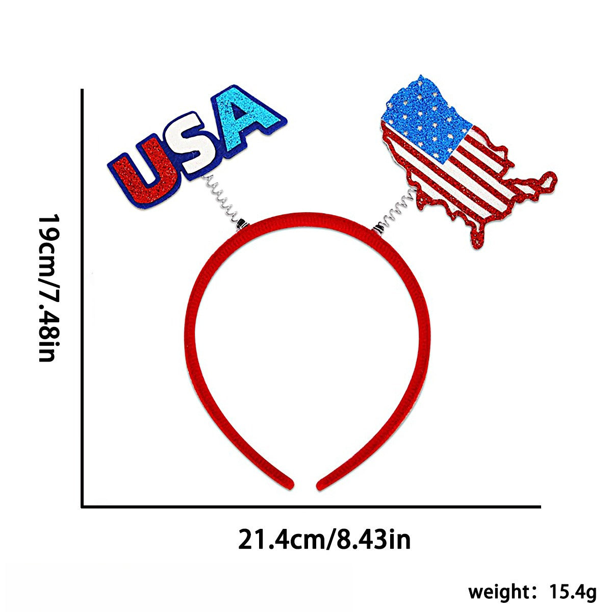 4th of July Patriotic Headband USA Flag Party Hairband