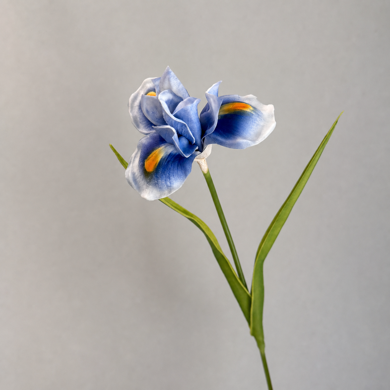 Artificial Iris Flower Faux Floral Stem Home Decor