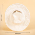 Cowboy Hat Face Ceramic Vase Decorative Flower Arrangement
