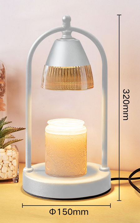 Valentine’s Day Glass Candle Warmer Lamp Dimmable Gift