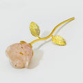 Crystal Stone Resin Flower Stem Decor with Metal Branch