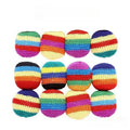 Crochet Footbag Hacky Sack Ball Multicolor Juggling Toy