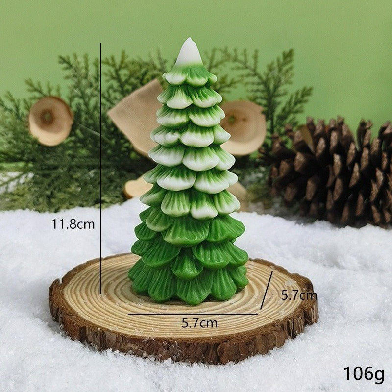 Christmas Santa Candle Holiday Decorative Candle Seasonal Home Decor