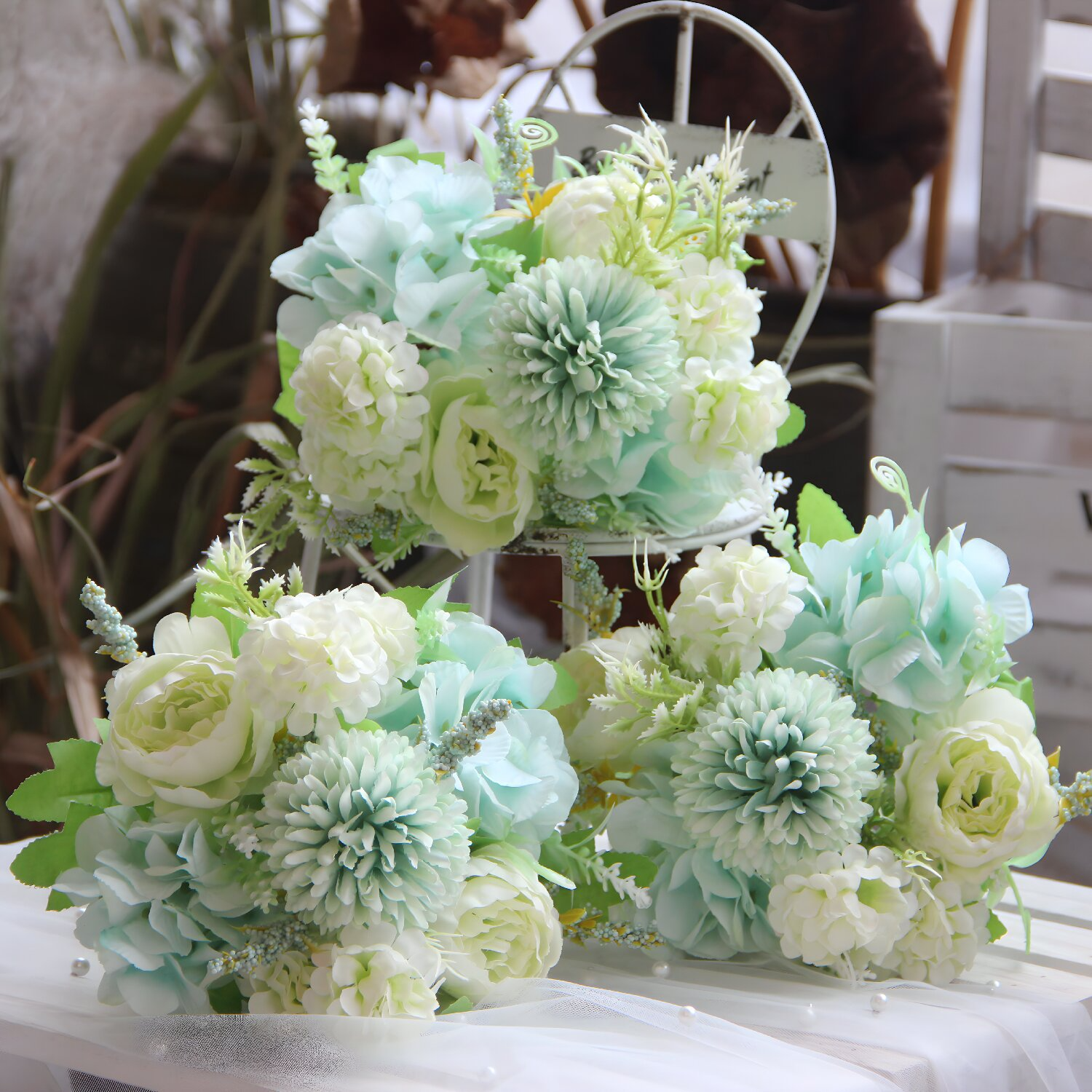 Valentine Nordic Peony Hydrangea Artificial Home Decor
