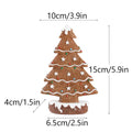 Gingerbread Christmas Tree Resin Tabletop Holiday Decor