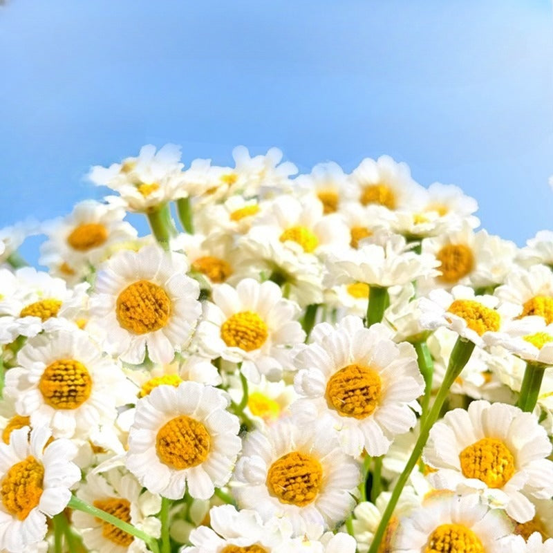 Artificial Daisy Flower Bouquet Faux Floral Home Wedding Decor