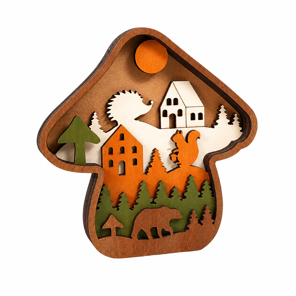 Halloween Wooden Tabletop Decor Pumpkin Ghost Fall Decoration