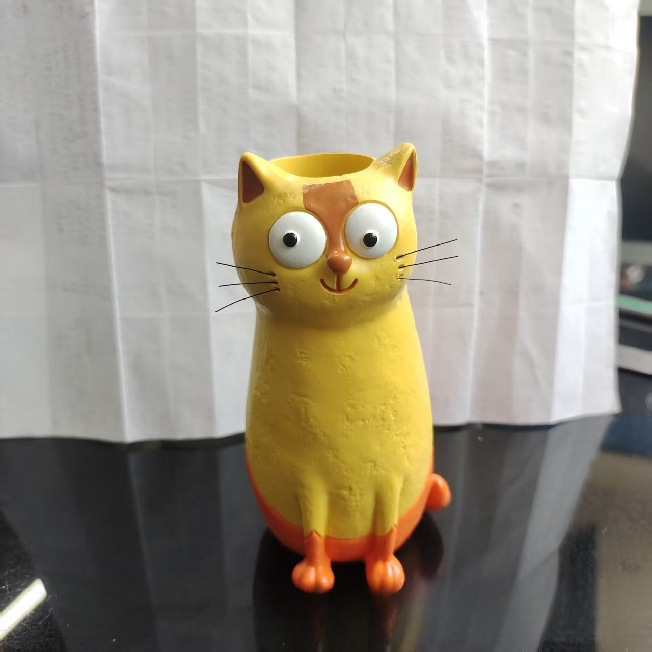 Quirky Cat Flower Vase Whimsical Animal Planter Home Decor