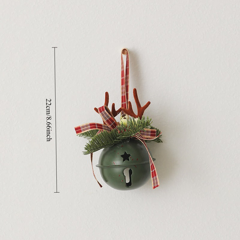 Christmas Bell Hanging Ornaments Holiday Tree Wreath Decor