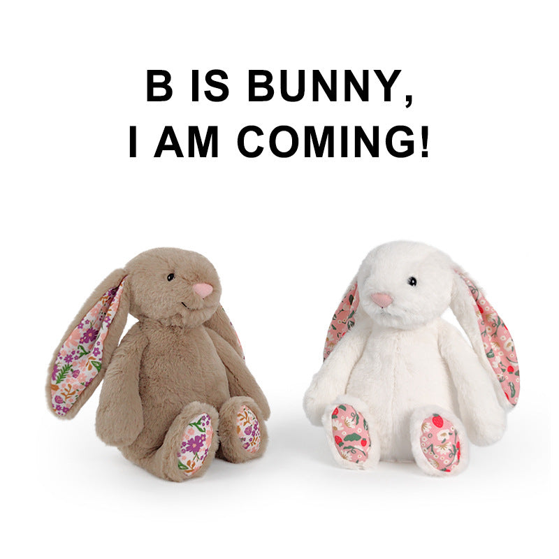 Easter Soft Plush Bunny Toy Long Ear Rabbit Stuffed Doll