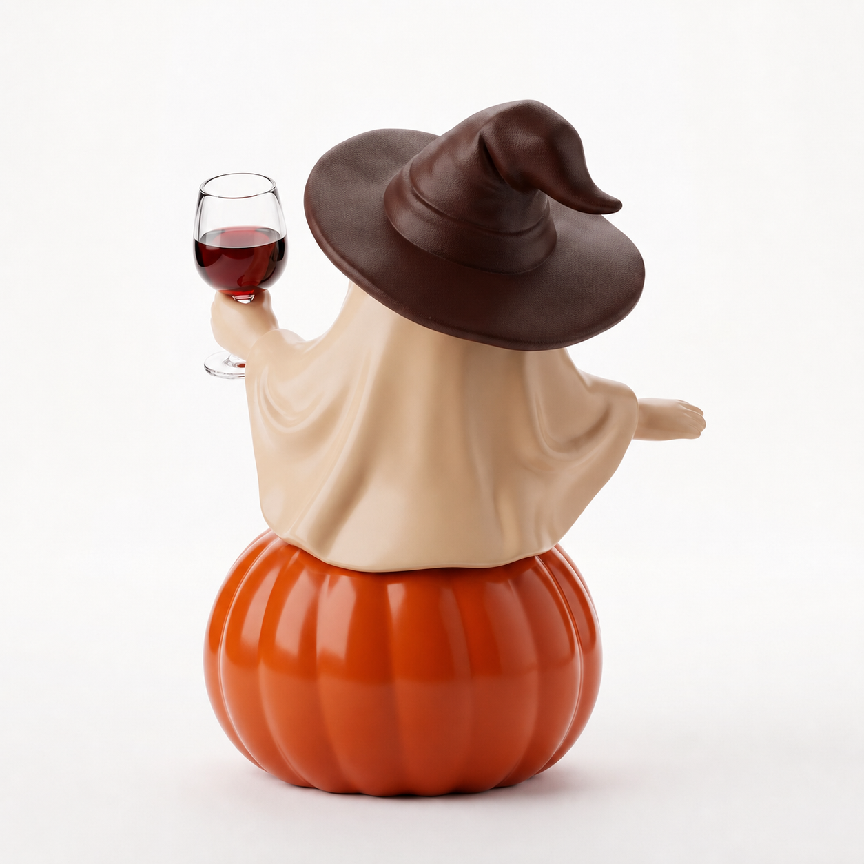 Halloween Ghost Wine Glass Resin Tabletop Decor